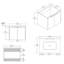 Meuble-lavabo flottant 24 po avec lavabo, porte à fermeture douce, comptoir et dosseret en marbre de granite blanc 2 po-1418097710-1418097716