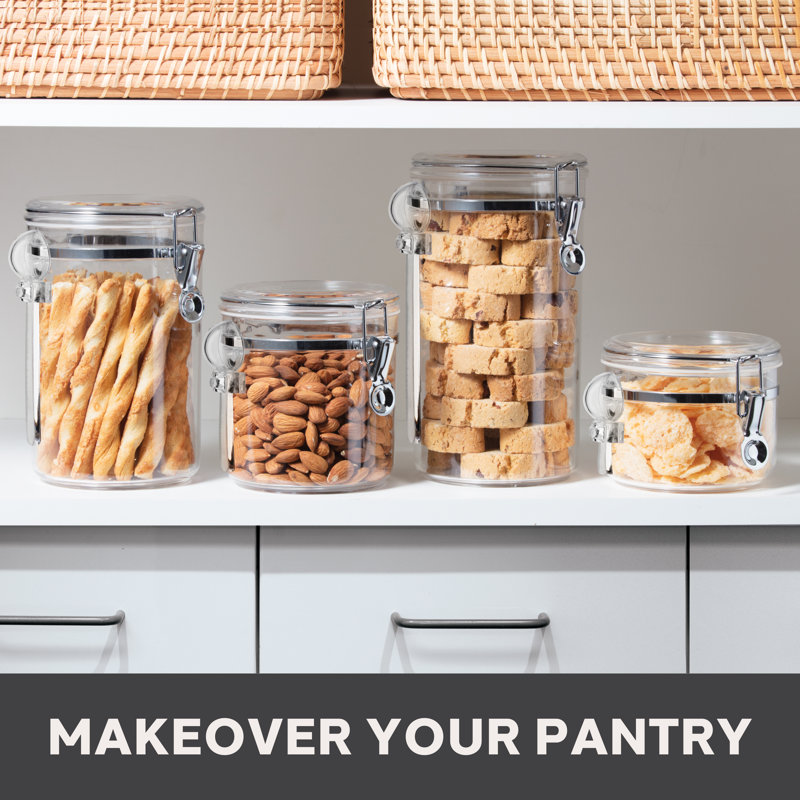 OGGI Fresh 4 Piece Kitchen Canister Set