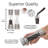 Cole & Mason Derwent Salt & Pepper Mill Gift Set, Stainless Steel 7.5"