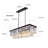 Duvernay 8 - Kitchen Island Rectangle Chandelier with Crystal Accents