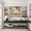 «Rustic Olive Courtyard Archway», impression sur toile encadrée, impression sur toile, 3 pièces-132210026-132210029