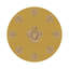 Ex Vote Gold Vegan Leather Round Coasters-119015137
