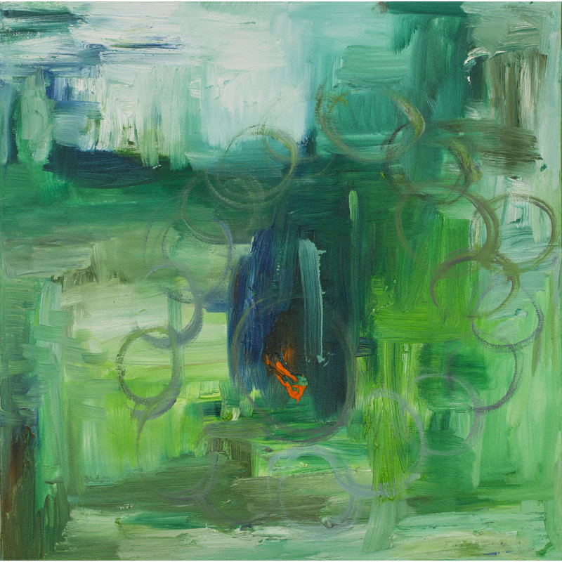 Live Green Painting by Irina Gorbman