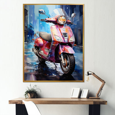 " Vintage Vibrant Scooter II "