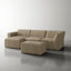 4 Seater Corduroy Seating Component-1063861208-1063861210