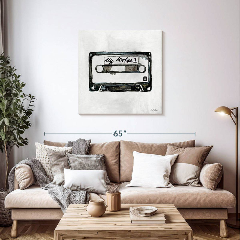 Abarca Retro Cassette I, H 36 po x l 36 po