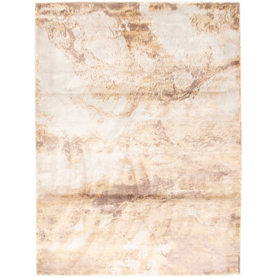 Quinones Viscose Abstract Indoor Rug