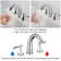 Widespread 2-handle Bathroom Faucet