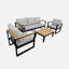 Avanna 5-Seater Aluminum Garden Lounge Set