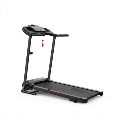 specool Foldable Motorized 2.5HP Running Machine Powerful, Electric Running Machine With Bluetooth Music Cup Holder Heart Rate Sensor Space-Saving For Indoor