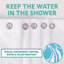 13 Piece Polyester Shower Curtain Set