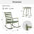 Aljaquan 2-Person Wicker Rocking Seating Group with Cushions-2137520394