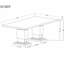 STACEY BEIGE DINING TABLE