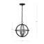 Luminaire suspendu sphère 3 lumières Verona