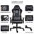 Inbox Zero Adjustable Reclining Ergonomic Swiveling PC & Racing Game Chair in Black