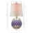 Iridescent Glass Table Lamp