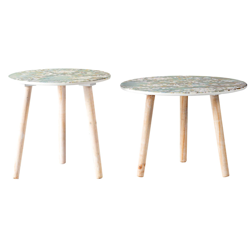 2 tables d'appoint Nature Inspired