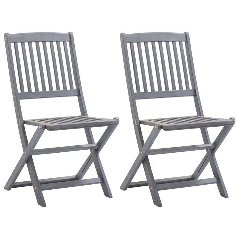 Ensemble de 2 chaises d'extérieur vidaXL