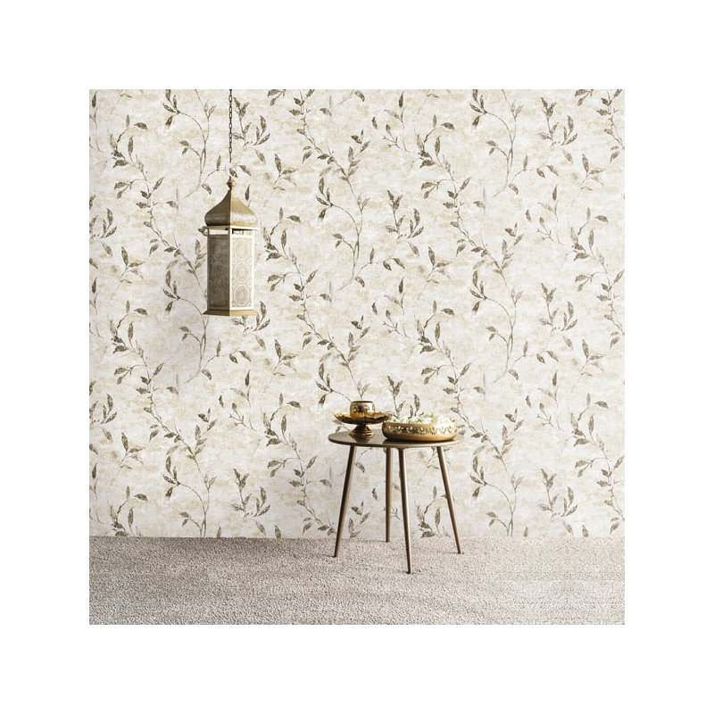 Elegance 10m x 53cm Textured Wallpaper Roll, Rose Gold