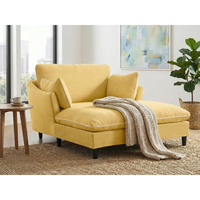 51''W Upholstered Chaise Lounge