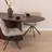 Aron Oval Solid Wood Top Dining Table-92658301-92658302