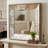 Silver Glass Framed Accent Mirror-445756745-335717969