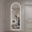 Miroir mural incassable pleine longueur 65 po x 21 po à DEL avec arche symétrique 3 lumières à intensité variable