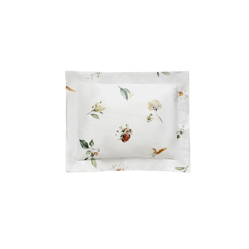 Verdiana Print By DEA Floral Sateen Pillow Sham, Pink Purple