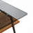 Modern Rectangle Coffee Table With Tempered Glass Top And Metal Legs, Stylish And Functional For Any Living Room.-64930698-64930696