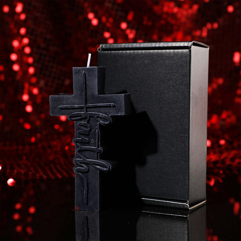 Bougie d'Halloween Crucifix Aromatherapie