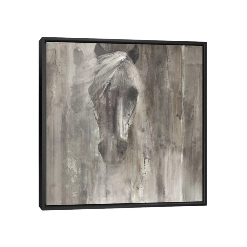 «Shadow Light», reproduction d'art, H 18 po x l 18 po x P 1,5 po, Toile avec cadre noir, Pas de tapis