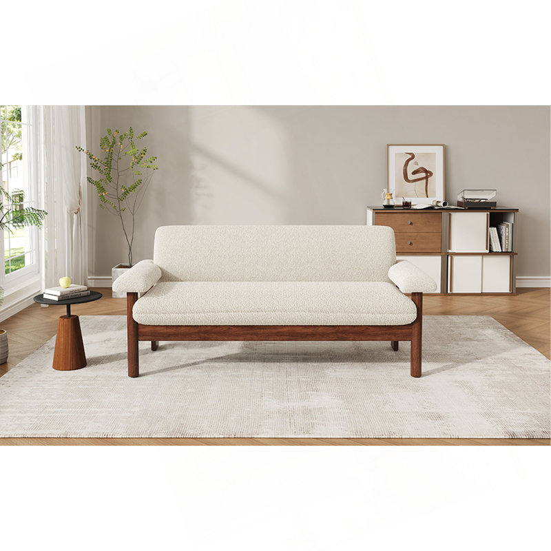 Canapé 2 places avec causeuse Modern, Beige