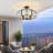 4- Lights Hexagonal Semi Flush Mount