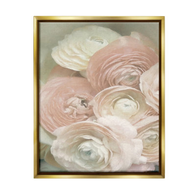 «Ranunculus Blooms Motif Floater Frame» sur