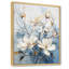 «Magnolias Blossom I» blanc et bleu sur toile-1109146139-1109146140