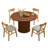 47.24" Round Pedestal Dining Table-560120298