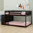 Bunk Bed With 4 Drawers And 3 Shelves-131869814