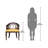Rhythmic Curve Barrel Chair