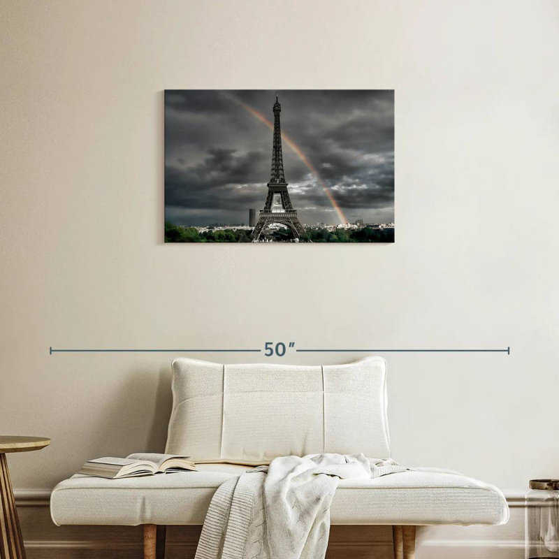 Kavia Rainbow Over Eiffel Tower, 20" H x 30" W
