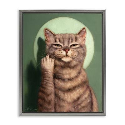 " Cat & Middle Finger "