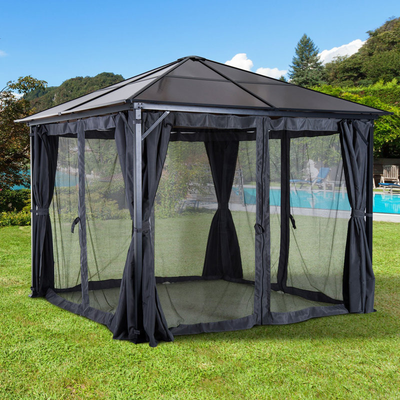 Milanna 8m x 8m Steel Patio Gazebo