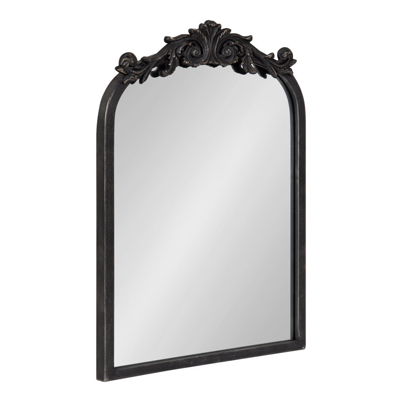 Damier Metal Flat Mirror, Black