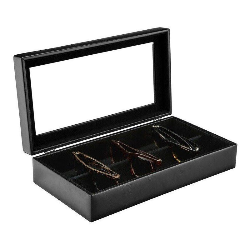 Boîte à accessoires lunettes, Noir