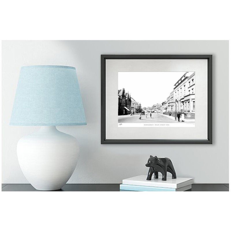 Newmarket, High Street 1922 by Francis Frith - Single Picture Frame Print, 28cm H x 36cm W x 2.3cm D
