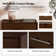 Nance Mid-Century Modern 3-Drawer Nightstand with Hidden Drawer and Built-In Outlets