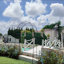 SCENDOR 7.9 Ft H x 4.6 Ft W Metal Pergola Arbour Black