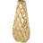Mitcham Metal Decorative Gold Vase with Peacock Inspired Design-1471928656