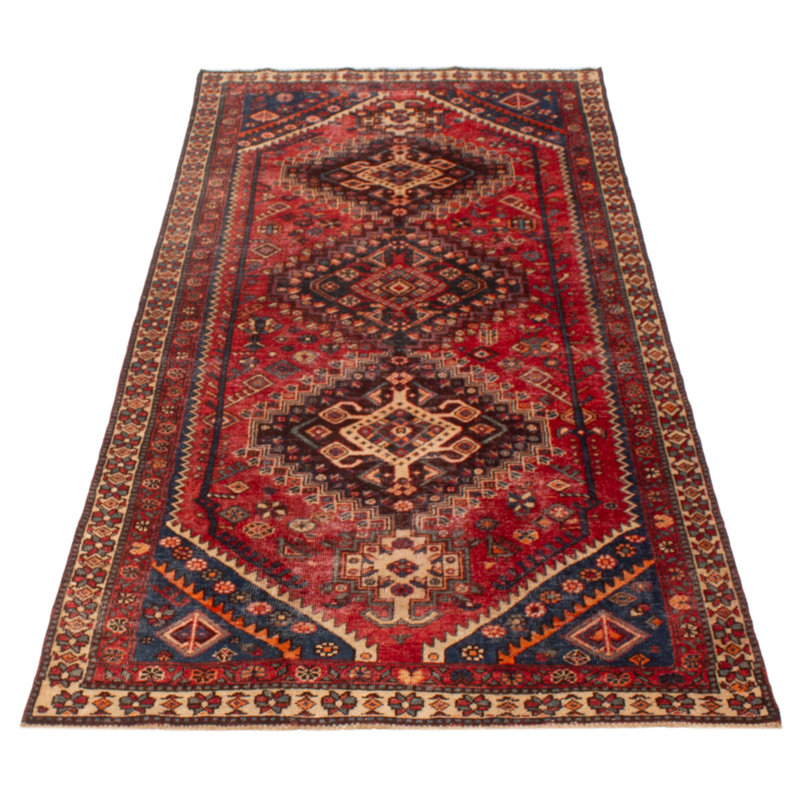 Ayonah One-of-a-Kind Rectangle 4'9" X 9'8" 1990s Runner Wool Area Rug