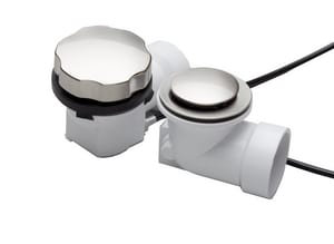 Drain pour câble en ABS poli 22 po PF643 Series avec garniture en chrome poli
