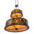18 - Light Dimmable Tiered Chandelier